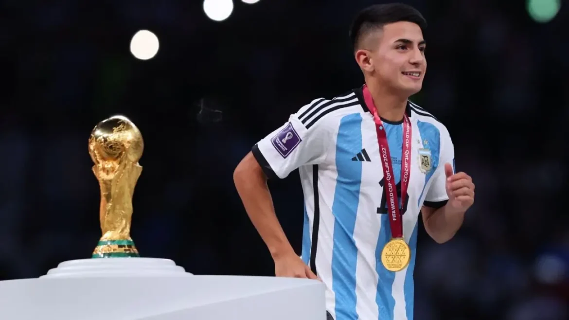 Thiago Almada conquista a Copa do Mundo pela Argentina