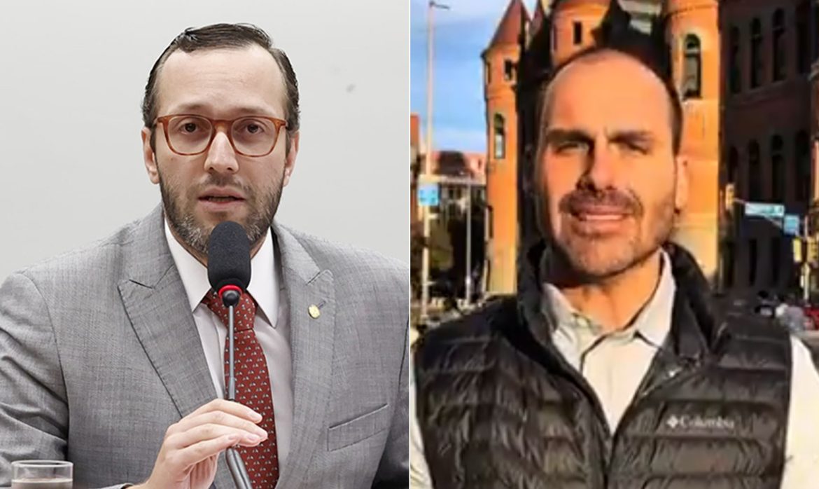 Comissão controlada por Eduardo Bolsonaro dos EUA convoca ex-assessor de Trump