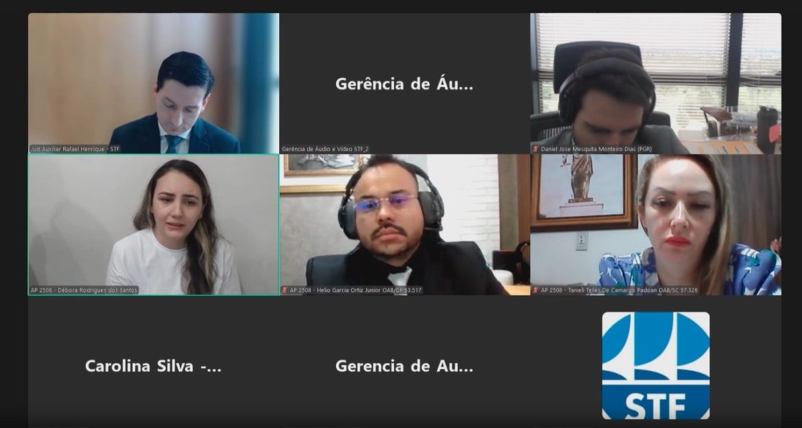 Em carta, mulher que pichou estátua do STF pediu desculpa a Moraes por 'ato tão desprezível'